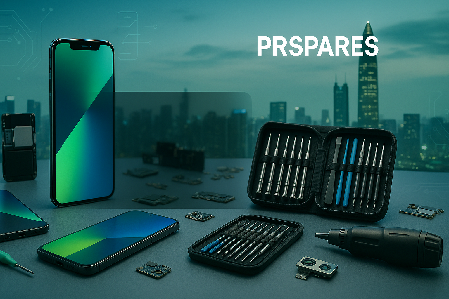 PRSPARES About Us - Leading mobile repair parts supplier from Shenzhen